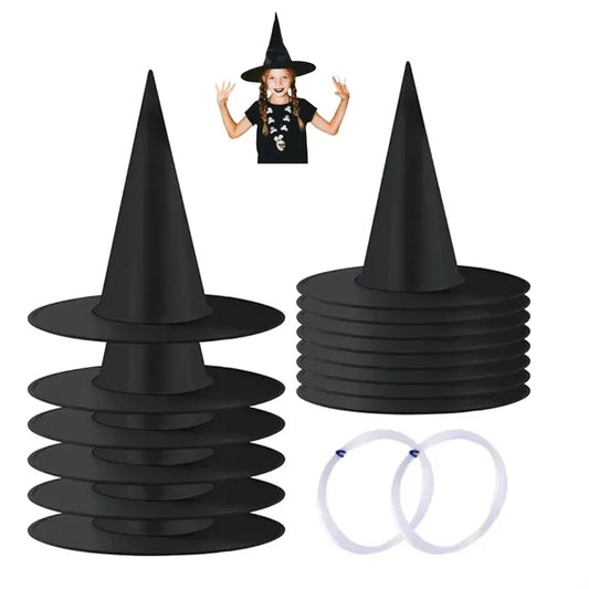 Black Witch Hat for Party Decoration