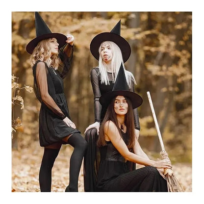Black Witch Hat for Party Decoration
