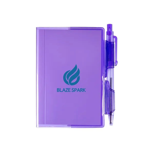 Clear-View Jotter Notebook & Pen 3.375" X 4.125"