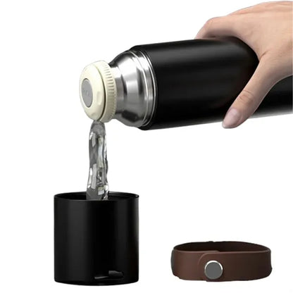 Insulated Stainless Steel Tumbler with Plastic Handle