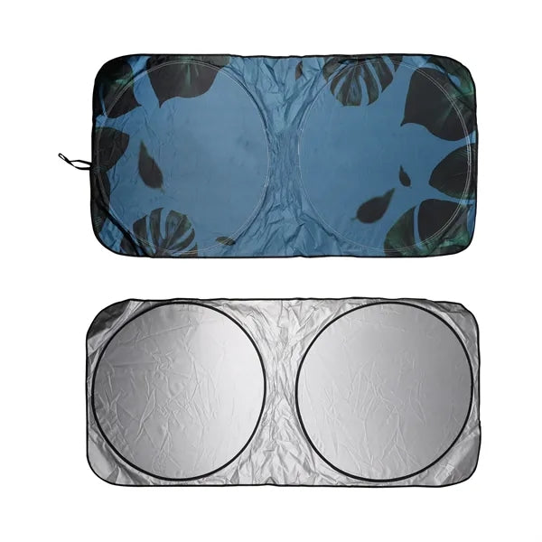 59" x 27.5"Full Color Polyester Car Windshield Sun Shade
