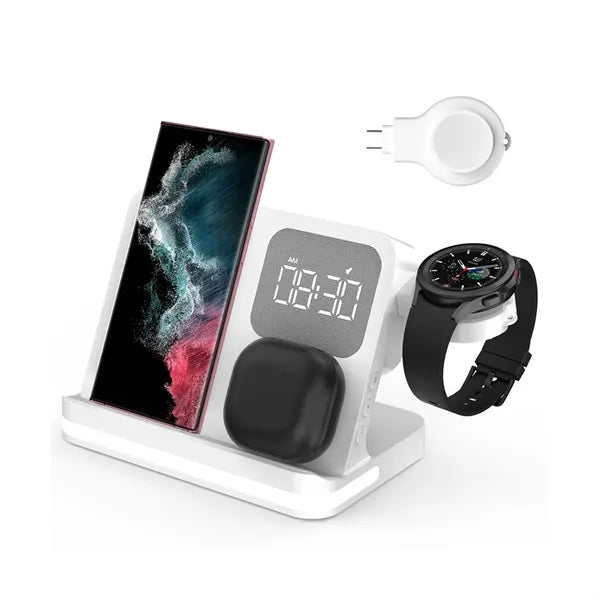 Clock-Lamp 3-In-1 Wireless Charger