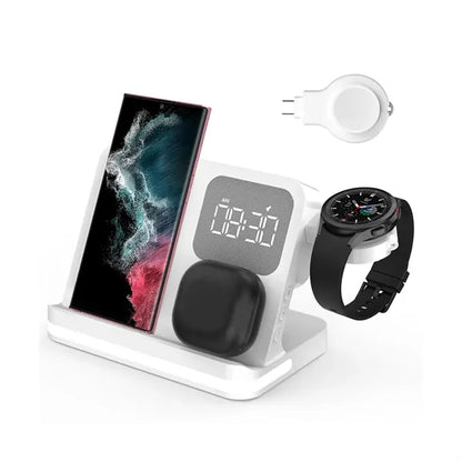 Clock-Lamp 3-In-1 Wireless Charger