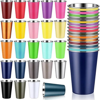 16 Oz Stainless Steel Pint Cups
