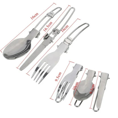 Camping Cookware Set With 2 Nesting Pots