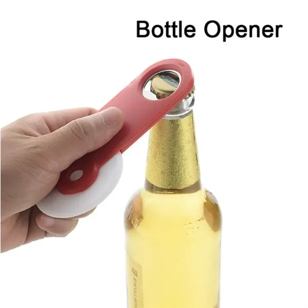 2-In-1 Pizza Cutter With Bottle Opener