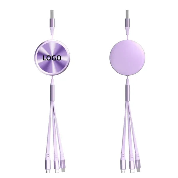 3-In-1 Fast Charging Retractable Cable