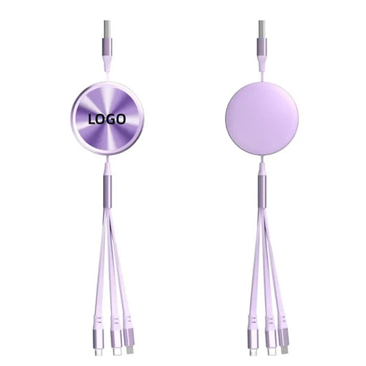 3-In-1 Fast Charging Retractable Cable