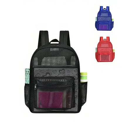 Transparent Mesh Backpack