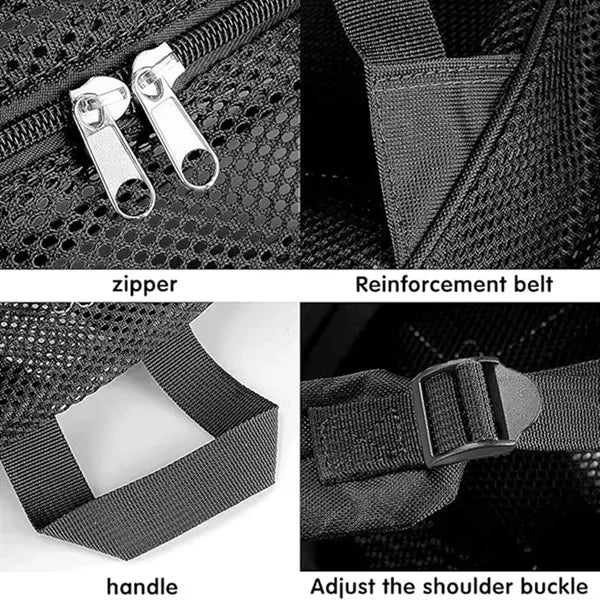 Transparent Mesh Backpack