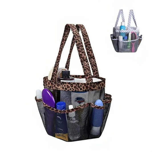 Portable Shower Hanging Mesh Shower Storage Bag
