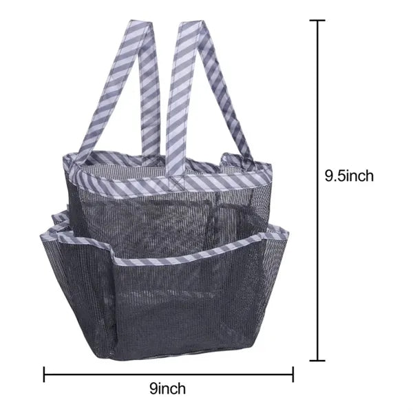 Portable Shower Hanging Mesh Shower Storage Bag