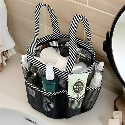 Portable Shower Hanging Mesh Shower Storage Bag