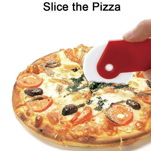Plastic Pizza Roller Cutter With Bottle Opener
