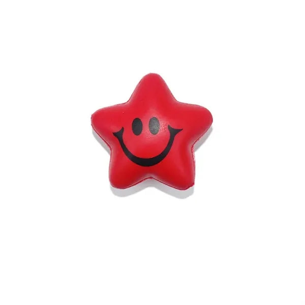 PU Smiling Face Five Point Star Pressure Ball