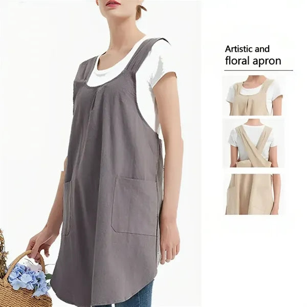 Cotton And Linen Apron