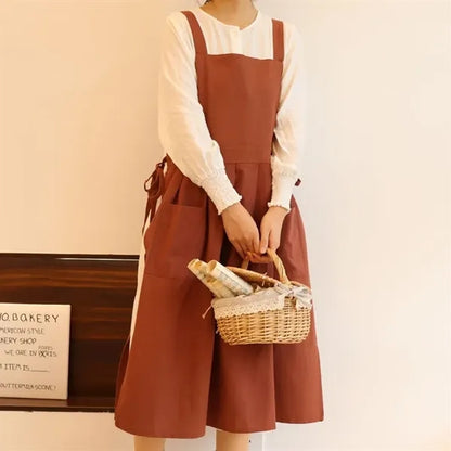 Cotton Waterproof Adjustable Extended Apron