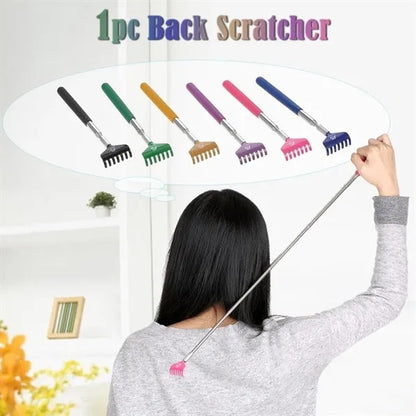 Portable Extendable Stainless Steel Cactus Back Scratcher