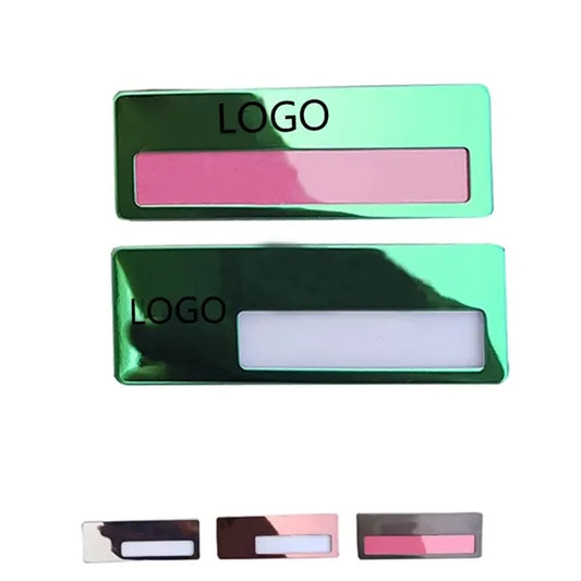 Metal Laser Employee ID Name Tag