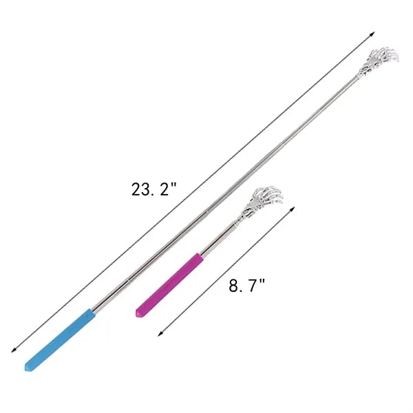 Skeleton Hand Telescopic Portable Extendable Back Scratcher