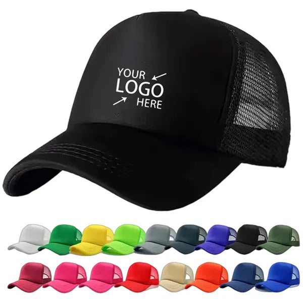 Adjustable Mesh Sports Baseball Cap Trucker Hat