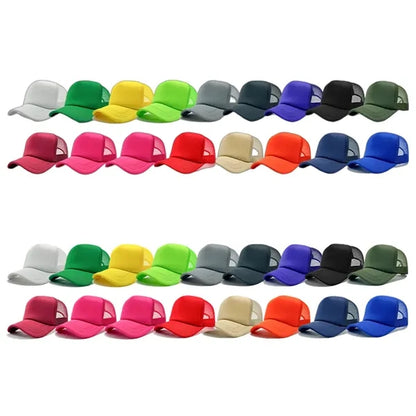 Adjustable Mesh Sports Baseball Cap Trucker Hat