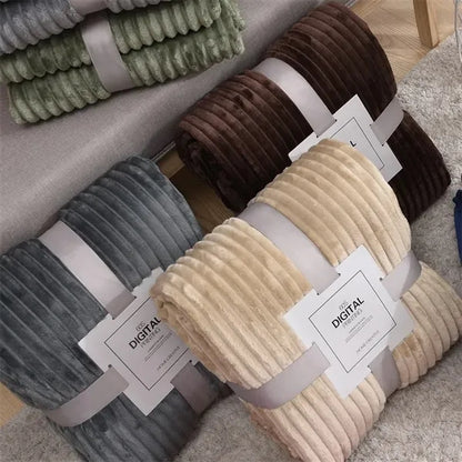 Soft  Coral Fleece Blanket
