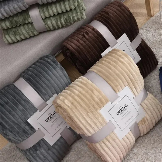 Soft  Coral Fleece Blanket
