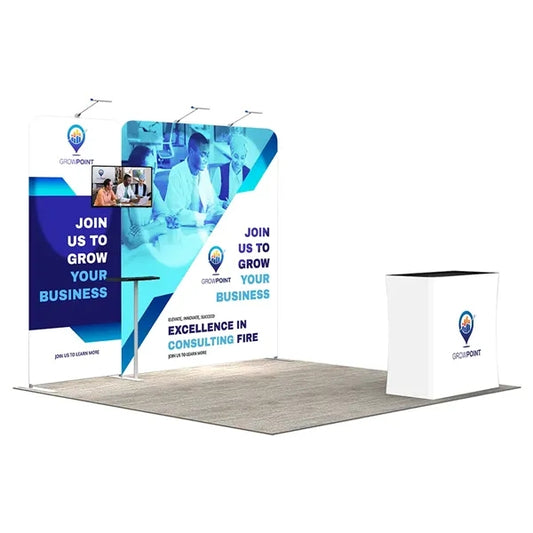 10ft Inline Trade Show Booth - Modular Display