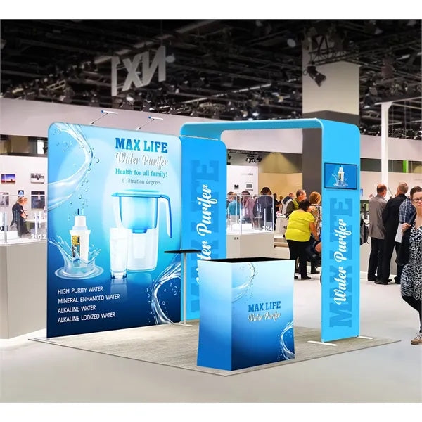10ft Inline Trade Show Booth - Portable Display