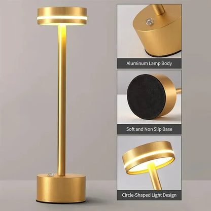 Night Light LED Desk Lamp Nightshade Rechargeable Desk Lamp