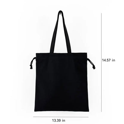 Large Cotton Drawstring Bag Colorful Custom Made