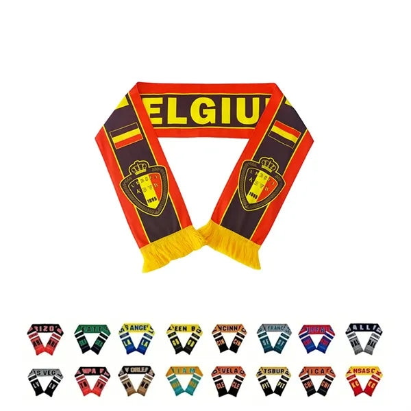Custom World Cup Knit Scarf