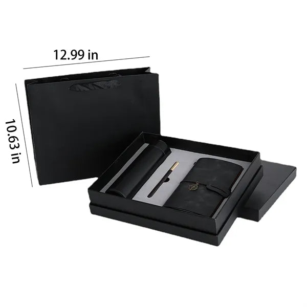 Business Gift Set With Smart Bottle Notebook And Pen