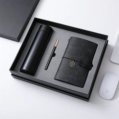 Business Gift Set With Smart Bottle Notebook And Pen