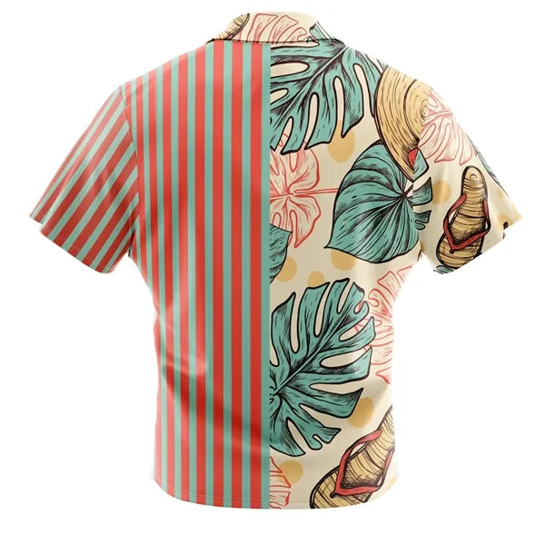 Sublimation Full-Button RPET Interlock Shirt - Men, Women, K