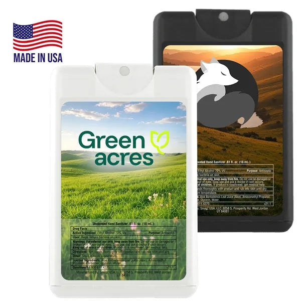 Hand Sanitizer Spray - 18 mL Credit Card Size