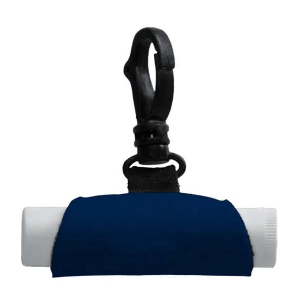 Swivel Snap Hook Neoprene Lip Balm
