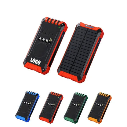 20000mAh Solar Power Bank w/Wireless Charger