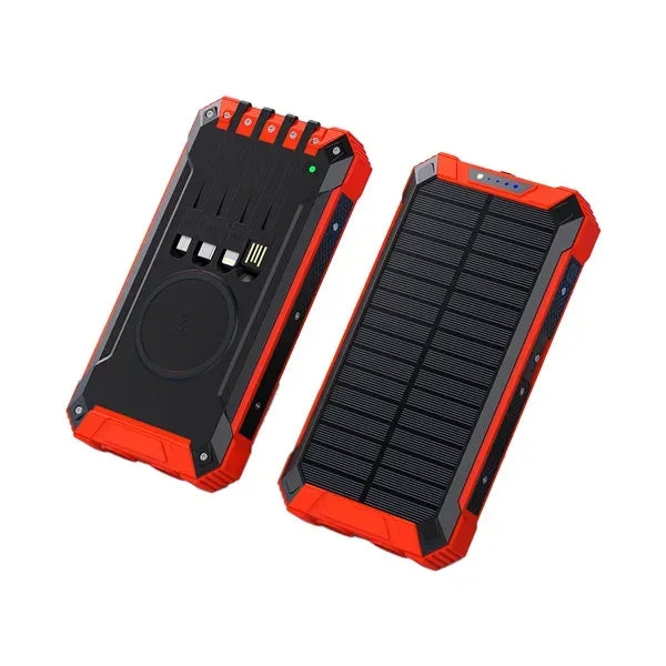 20000mAh Solar Power Bank w/Wireless Charger