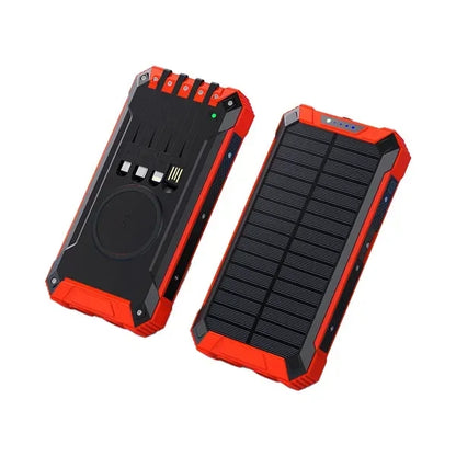 20000mAh Solar Power Bank w/Wireless Charger