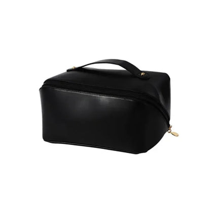 Large Capacity Travel PU Leather Cosmetic Bag