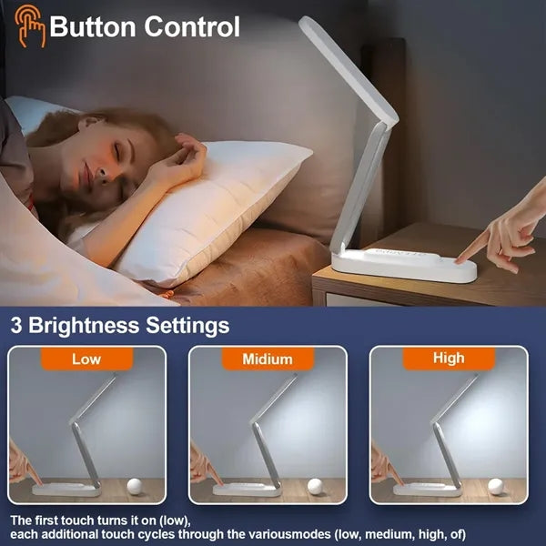 Folding Led Desk Lamp USB Night Light