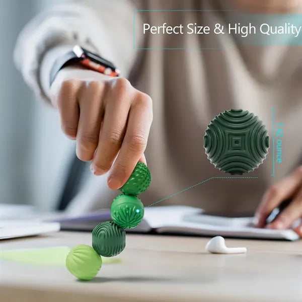 4PCS Stress Relief Sensory Toys Silicone Magnetic Balls