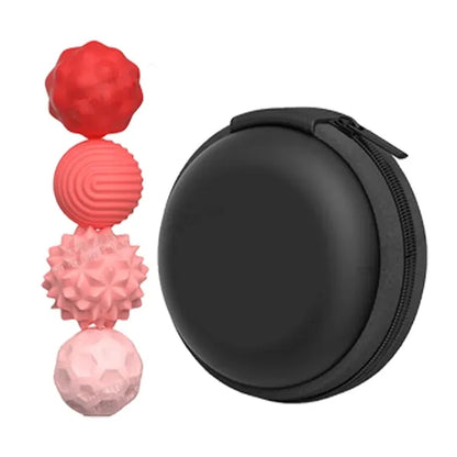 4PCS Stress Relief Sensory Toys Silicone Magnetic Balls