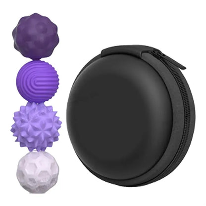4PCS Stress Relief Sensory Toys Silicone Magnetic Balls