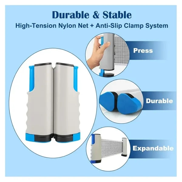 Retractable Table Tennis Set