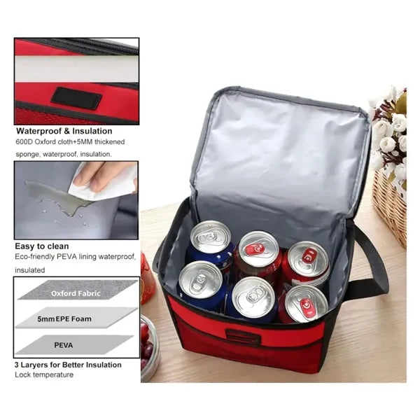 5L Leakproof Thermal Cooler Lunch Bag