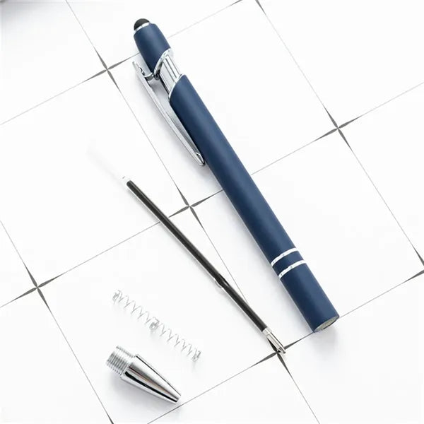 2 in 1 Aluminum Ballpoint Pen With Stylus Tip