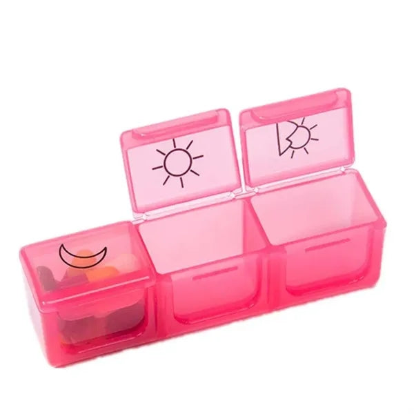 21 Grids Rainbow Medicine Box
